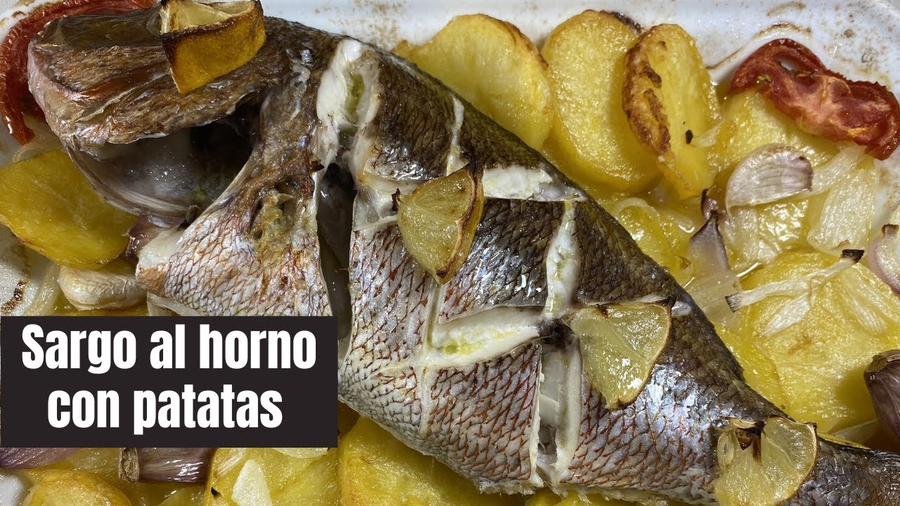 Delicia Mediterránea: Receta de SARGO AL HORNO con Patatas