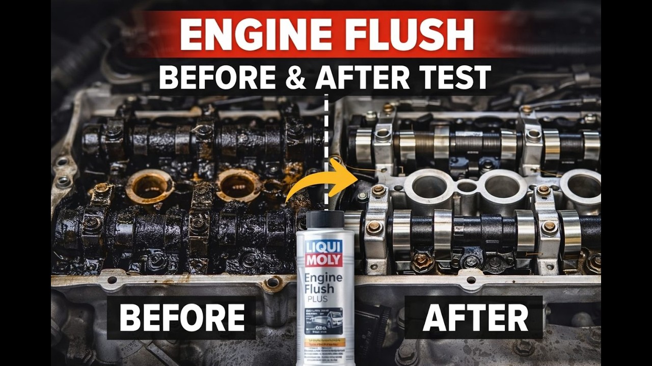 Before & After: Engine Flush Removed THIS Much Sludge! (Liqui Moly Test)