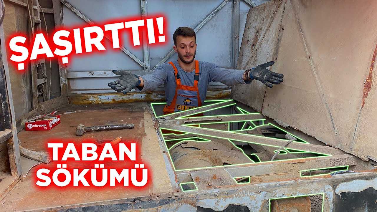 TABAN SÖKÜMÜ - KARAVAN YAPIMI - OTOBÜSÜ KARAVAN YAPIYORUZ BÖLÜM : 3