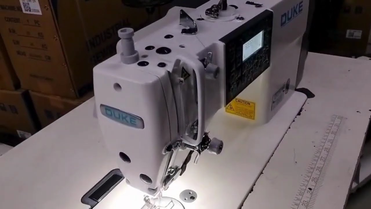 DUKE DY 298 3N Double Step Motor ComputerizedLockstitch Sewing Machine