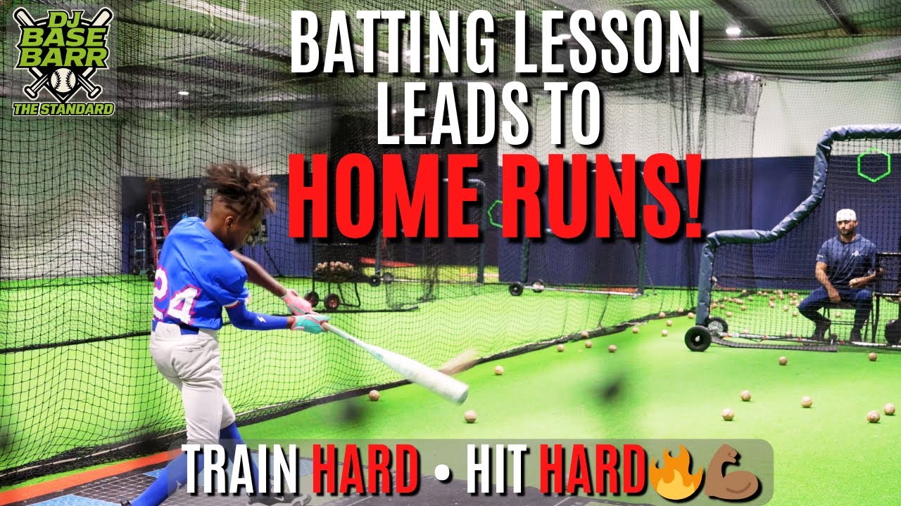 11 Year Old DJ Barr&rsquo;s Batting Lesson Leads to 3 HRs ⚾🔥