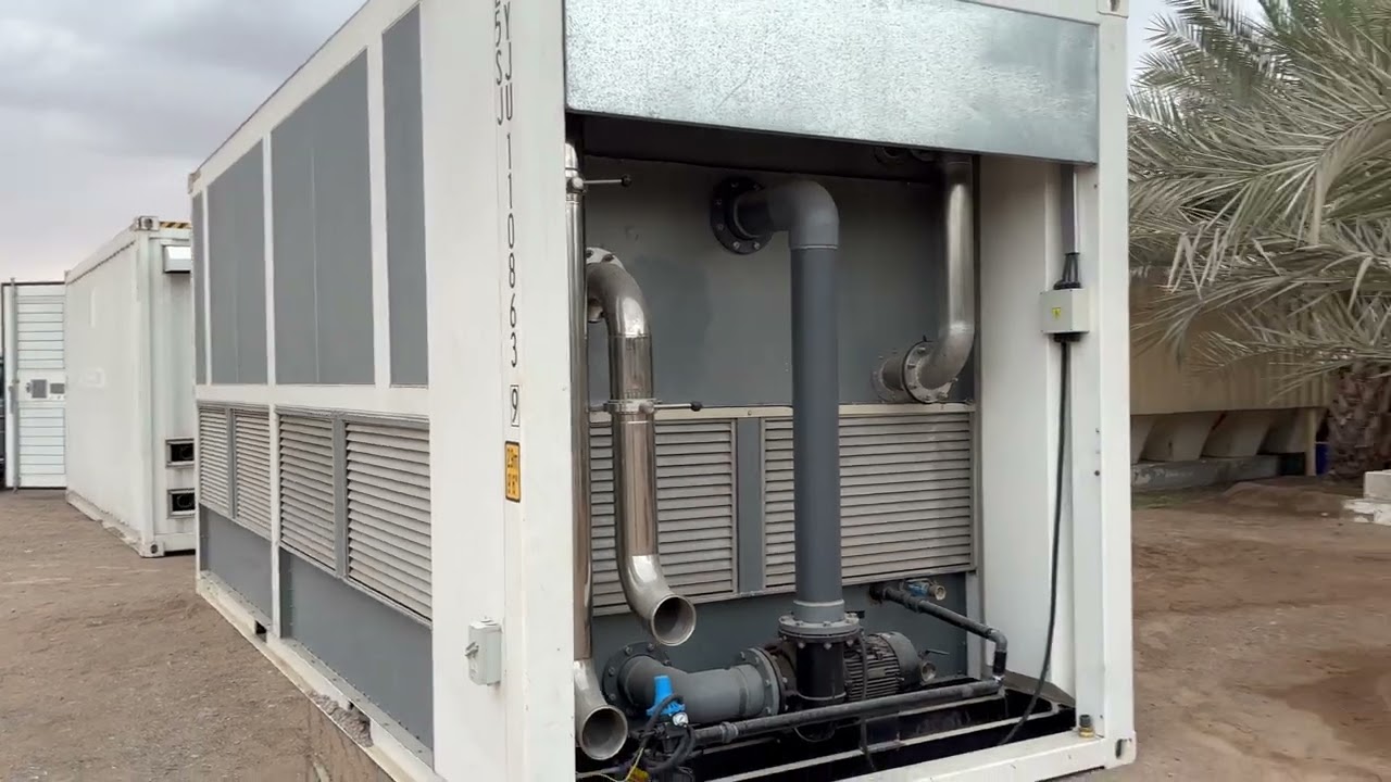 Inside a New Bitmain HK3 Hydro Bitcoin Mining Container in Dubai