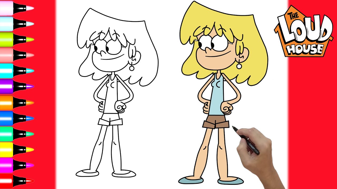 HOW TO DRAW LORI LOUD FROM THE LOUD HOUSE | STEP BY STEP DRAWING TUTORIAL
