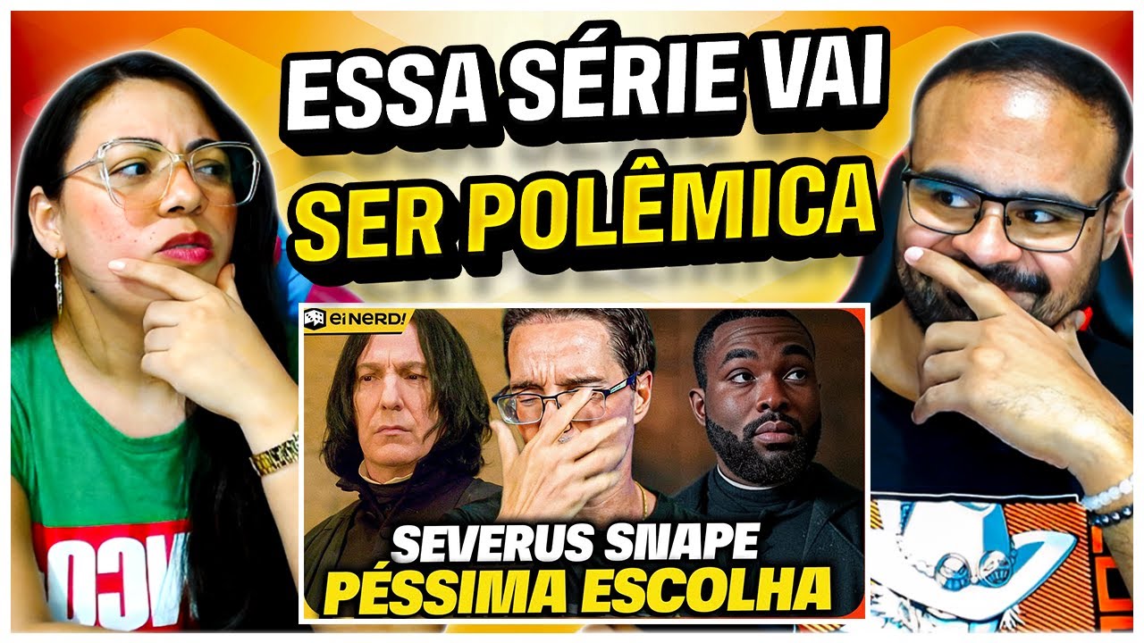 REACT EI NERD | NOVO SNAPE CONFIRMADO: FOI UM TIRO NO PÉ EM HARRY POTTER? [Paapa Essiedu]