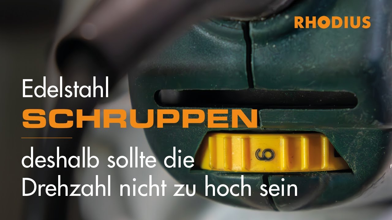 Edelstahl schruppen &ndash; deshalb sollte die Drehzahl nicht zu hoch sein