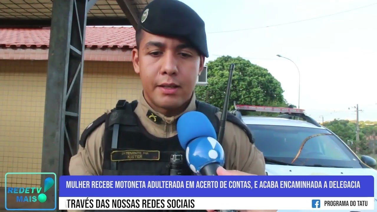 Mulher recebe motoneta adulterada em acerto de contas, e acaba encaminhada a delegacia