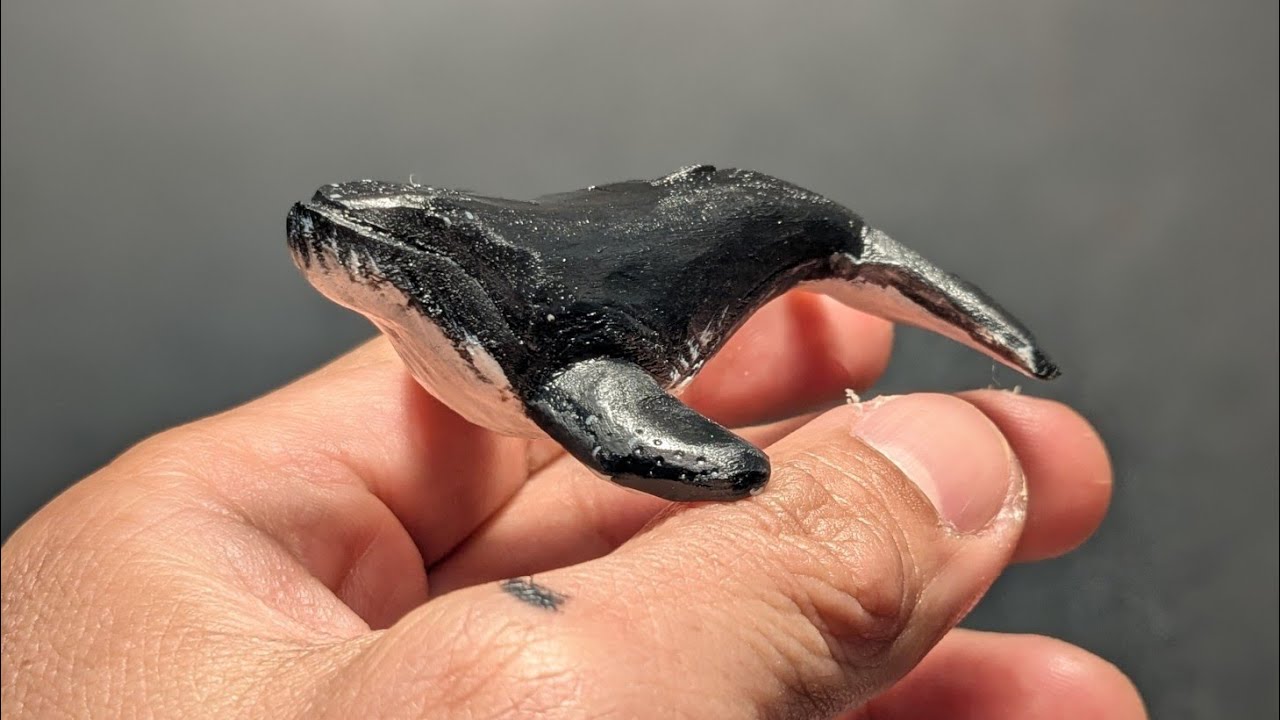 How I carved a humpback whale out of basswood #whittling  #woodcarvings #humpbackwhale #whales