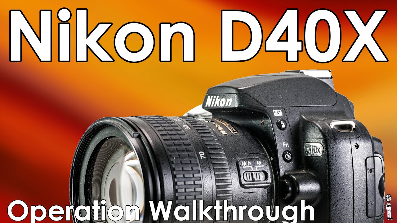 Nikon D40X Operational Tutorial, Memory Cards, Batteries, Lenses, and Modes