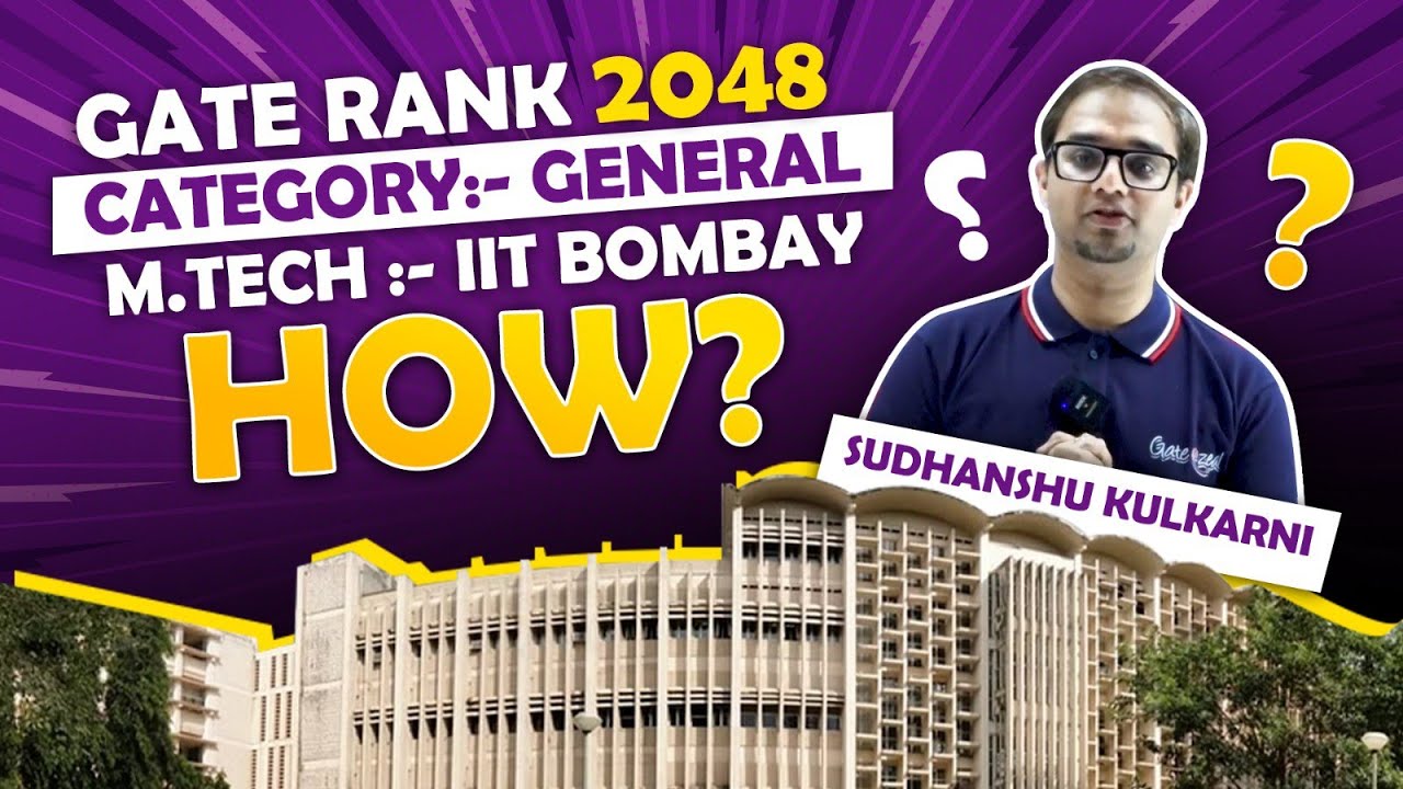 How to get IIT with low rank in Gate | Sudhanshu Kulkarni | @GATEATZEAL #gatemotivation