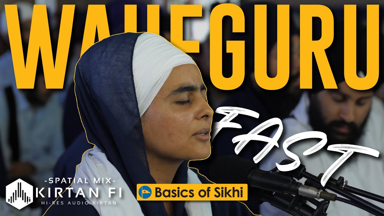FAST Waheguru Simran Jaap | Bibi Mandeep Kaur Ji | Basics of Sikhi | #gurbani #kirtan #akj #simran