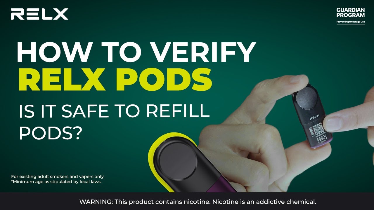 Can I Refill RELX Pods? How To Know If My Pods Are Authentic? | RELX