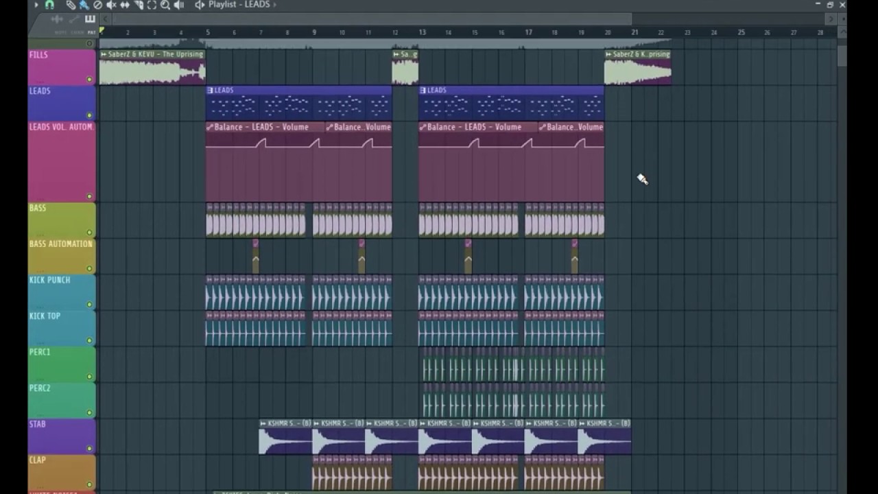 SaberZ & KEVU - The Uprising (Drop Remake) [FREE FLP]