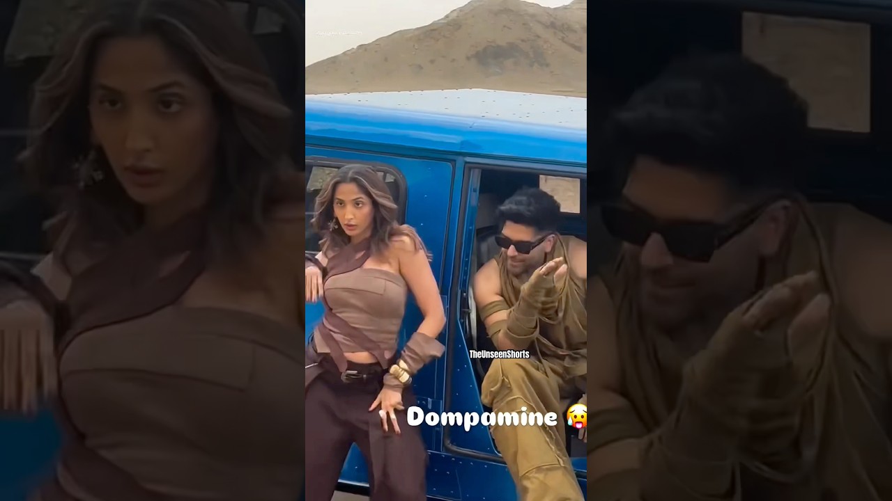 Behind The Scene of Dopamine🔥💃Song|Anshika Pandey Dance rehearsal|Guru Randhawa|The Unseen Shorts