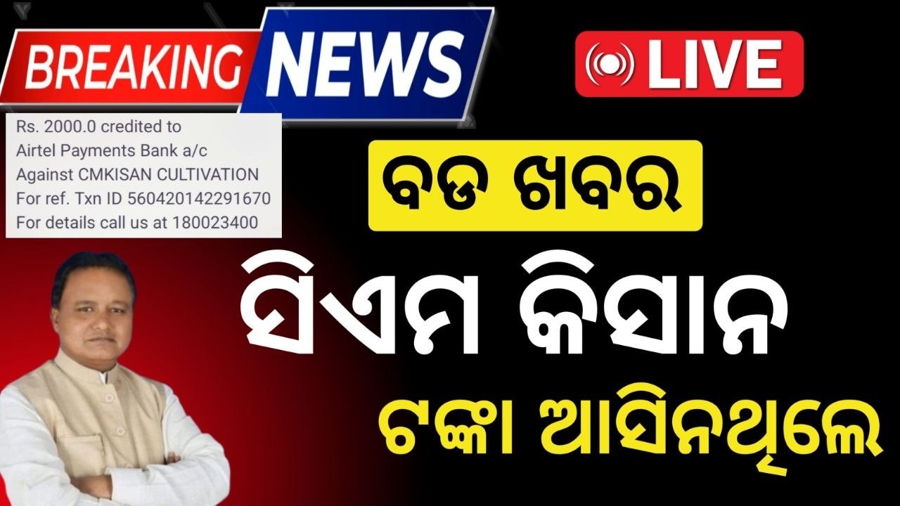 ସିଏମ  କିସାନ ଟଙ୍କା ଆସିନଥିଲେ କଣ କରିବେ/cm kisan money credit in Bank/Cm kisan live update/CM kisan mone