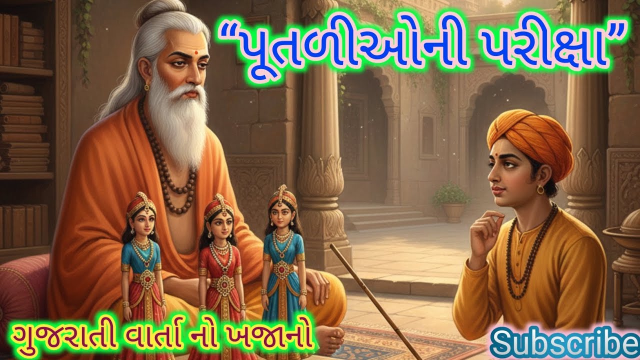 પૂતળીઓની પરીક્ષા |ત્રણ પૂતળીની અનમોલ શીખ|ગુજરાતી પ્રેરણાદાયી વાર્તા #ScrollingWordsStory #motivation