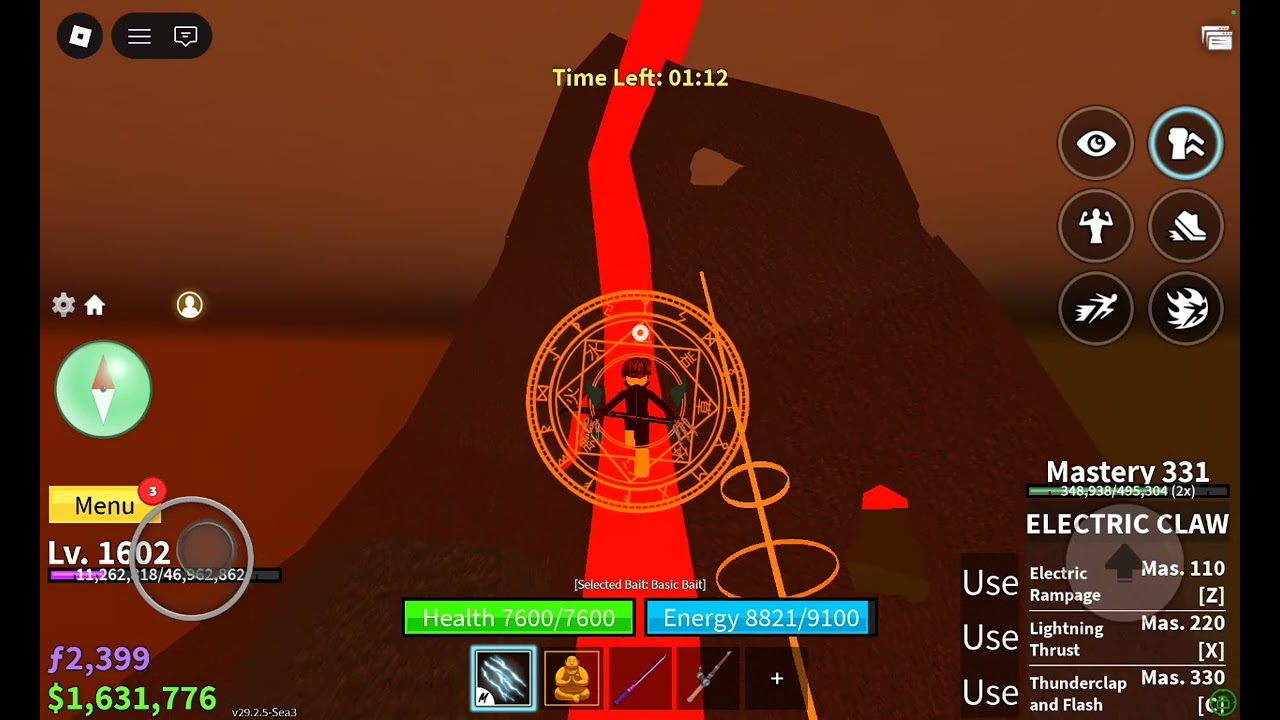 Getting phehestoric island in blox fruit
