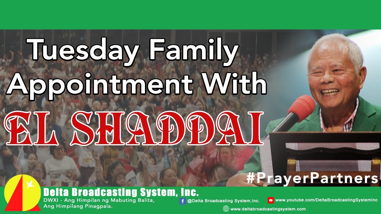 Tuesday Family Appointment with EL SHADDAI Mar | 4 | 2025