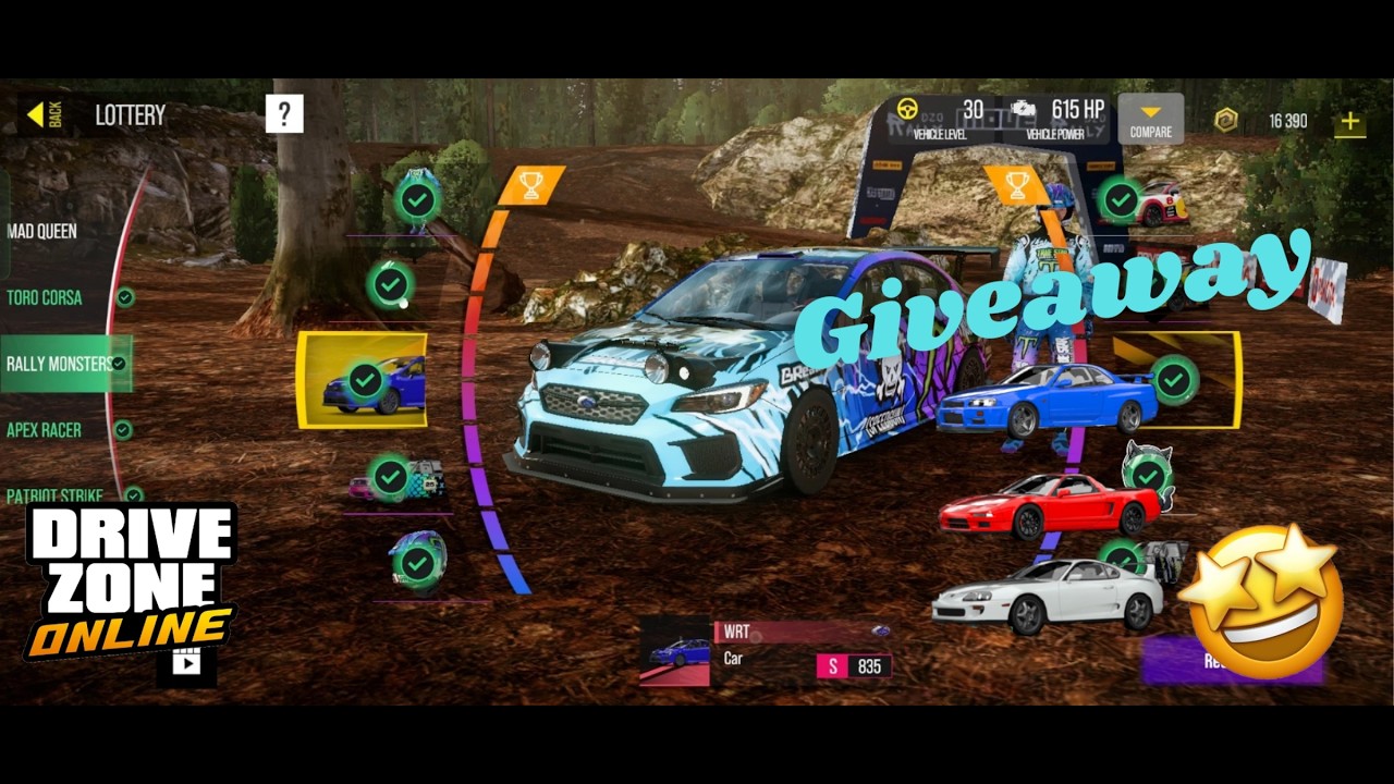 Drive Zone Online | Rally Monsters SURAGI WRT buying all paid pack | performance test