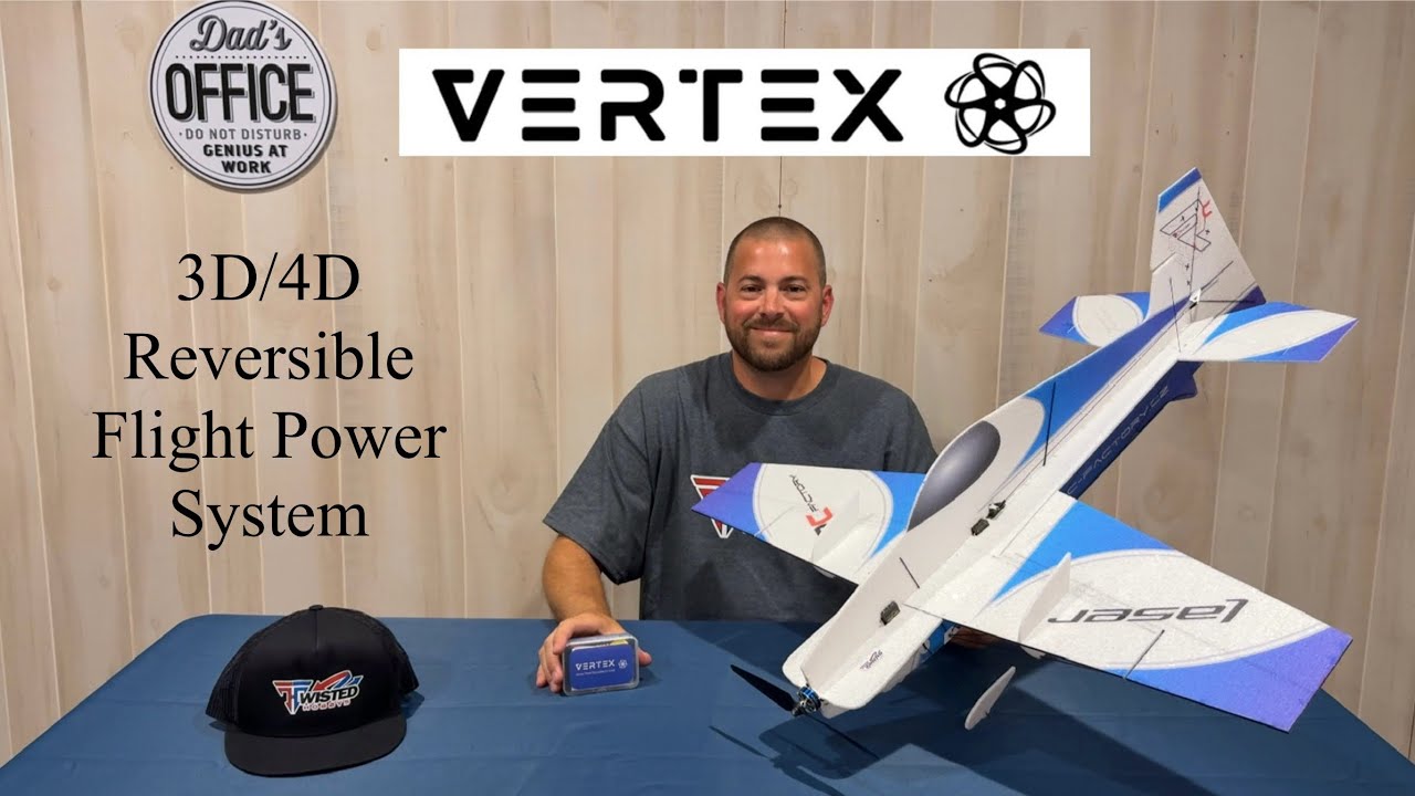Chris Reibert gives us an overview on the Vertex 3D/4D Reversible Power System from Twisted Hobbys