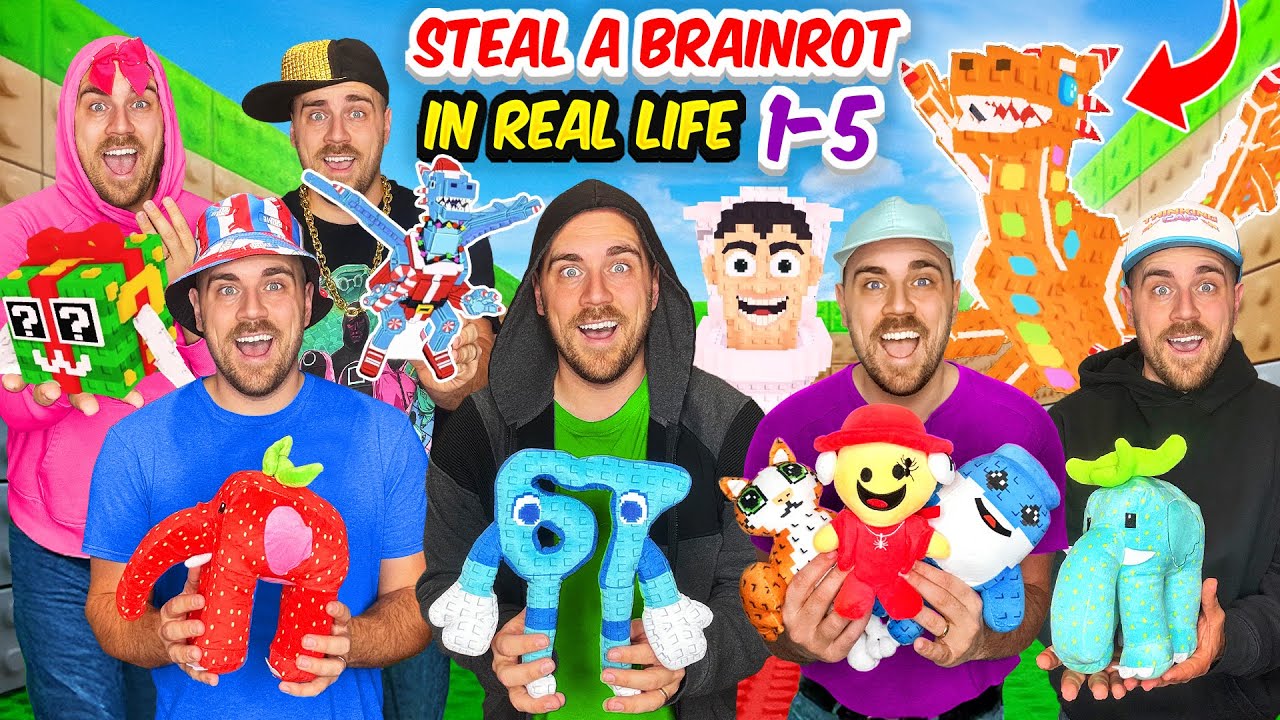 Steal a BrainRot In Real Life Episodes 1, 2, 3, 4 & 5! 