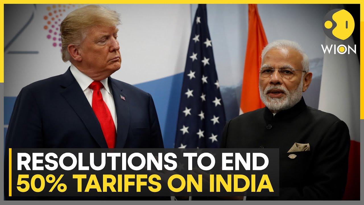 Trump Tariffs: US Lawmakers Push to End 50% Tariffs on India | WION
