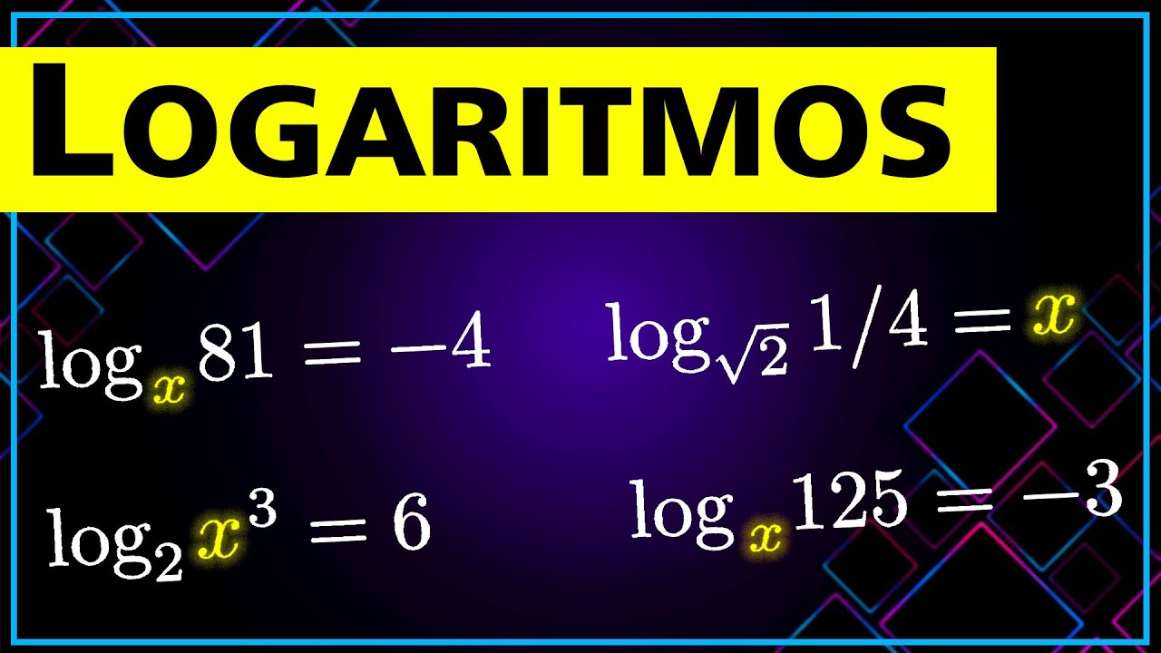 ❎ Calcular el VALOR de X en expresiones con LOGARITMOS 02