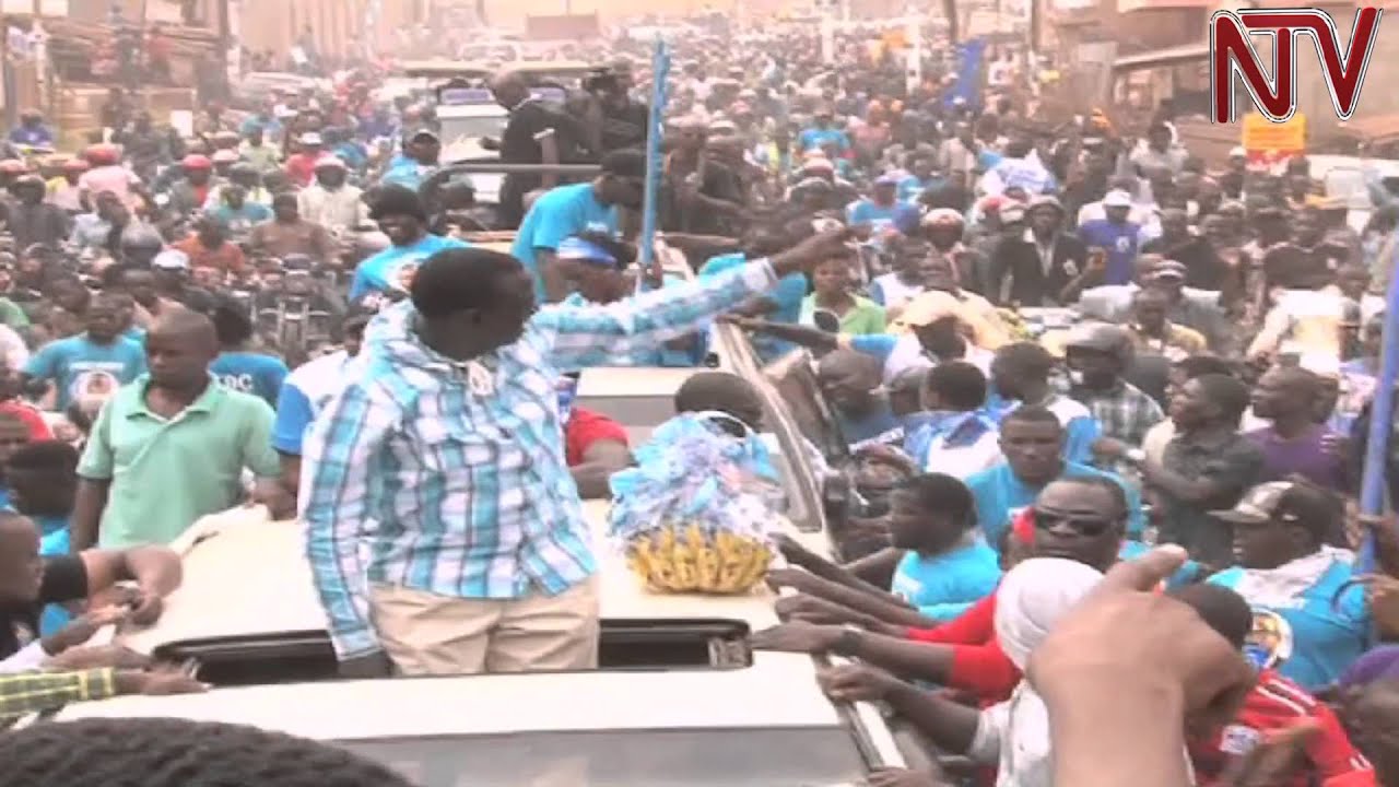 Besigye campaigns in Kampala