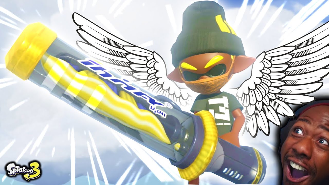 The Splatoon 3 Flying Swordsman