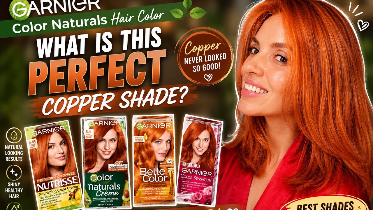 Garnier Color Naturals Hair Color For Women/check out what shade COPPER GINGER RED HAIR COLORS