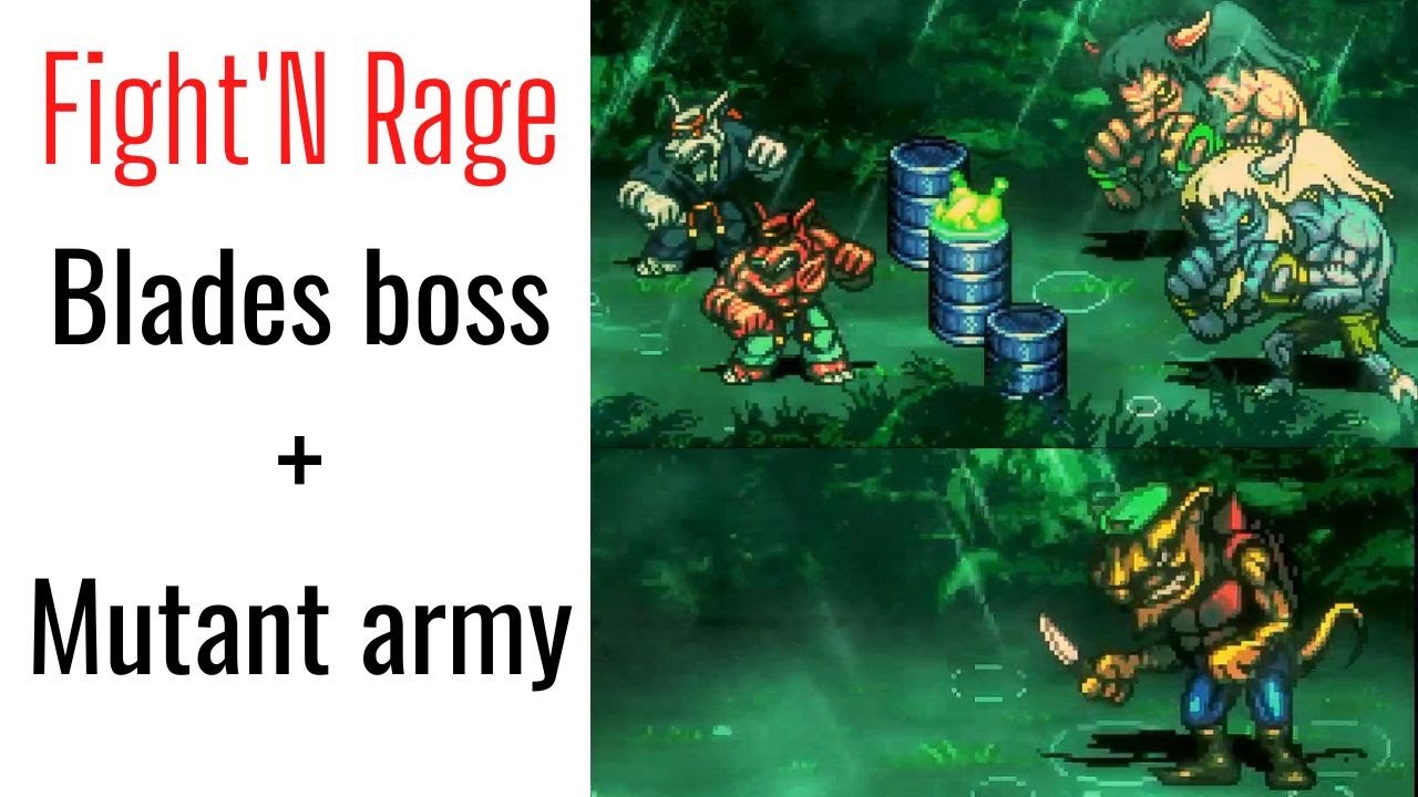 How to defeat the Blades boss and mutant army in Fight'N Rage game (Round 6- Dead Island)