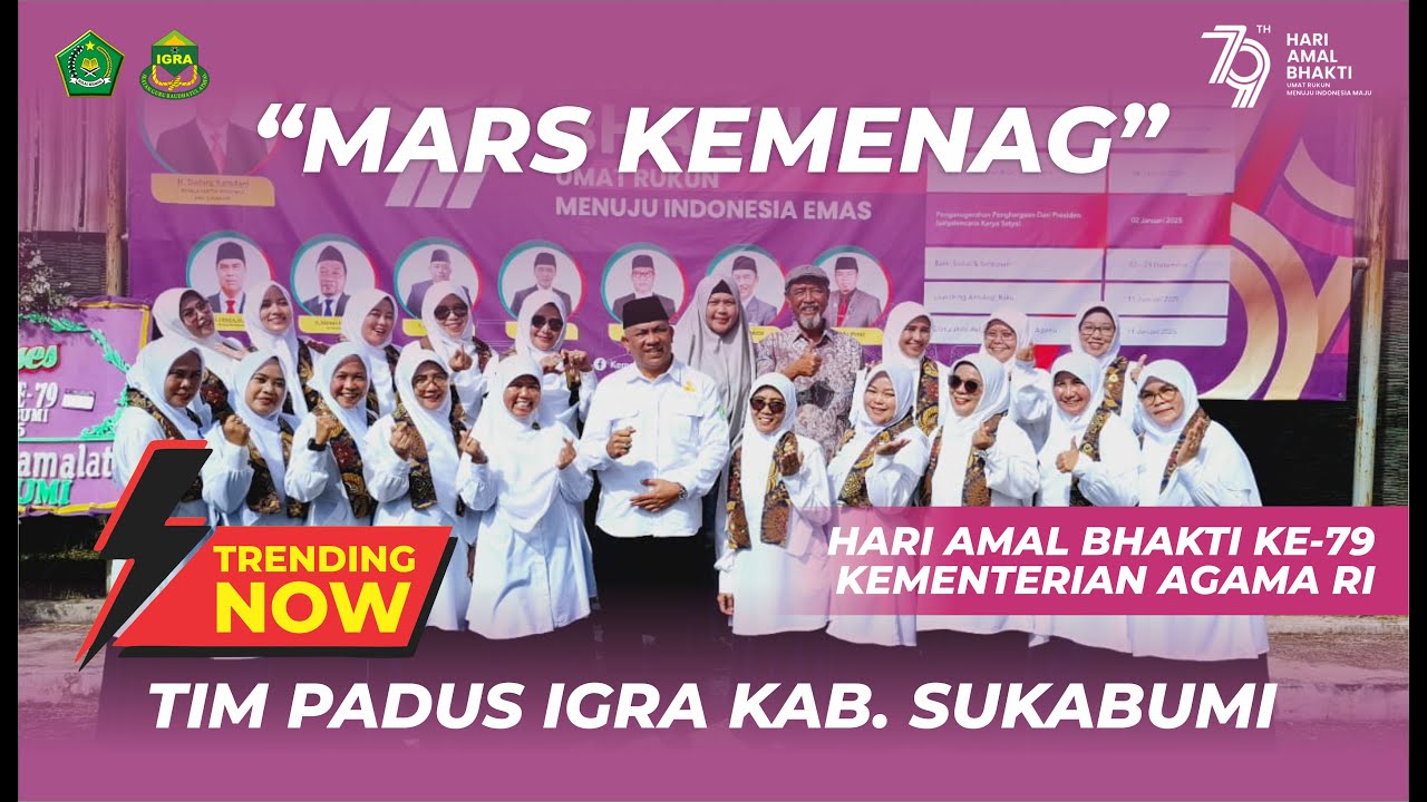 Mars Kementerian Agama I Tim Paduan Suara IGRA Kab. Sukabumi