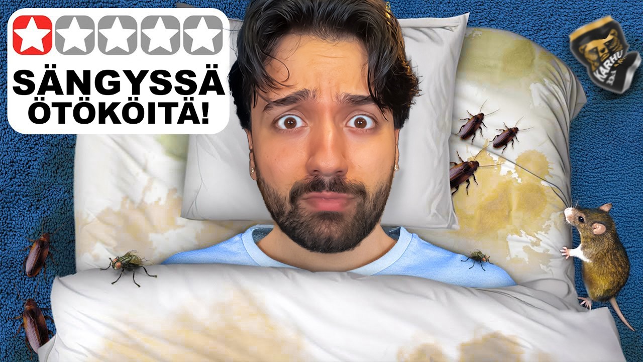 Kävin Helsingin HUONOIMMISSA hotelleissa *rottia*