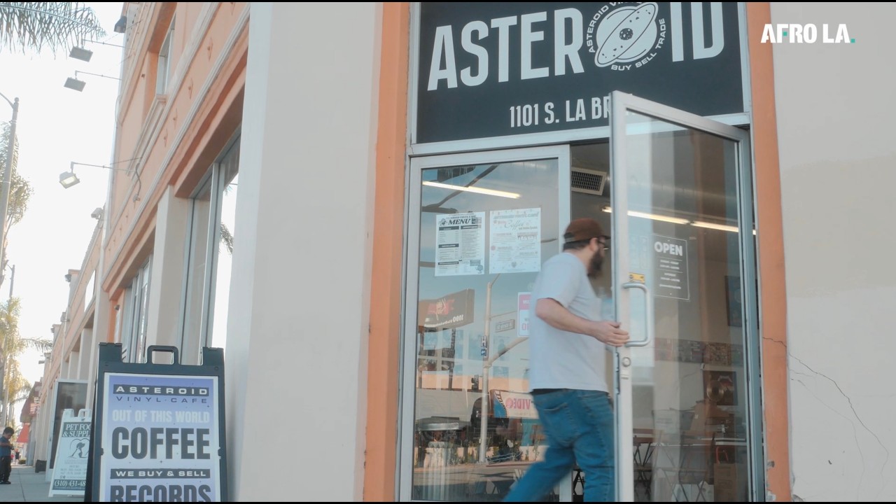 In gentrifying Inglewood, a record café offers community an affordable refuge.