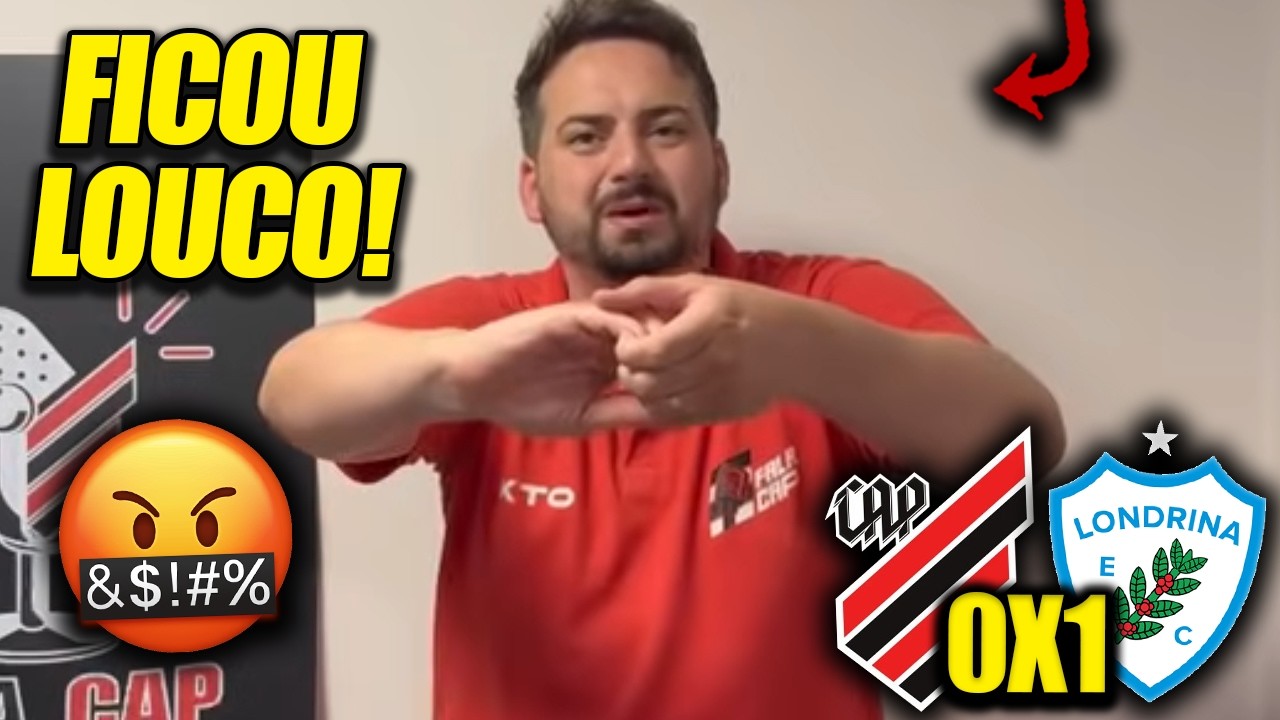 REAÇÕES do CAPPELLANES na ELIMINAÇÃO em ATHLETICO-PR 0x1 LONDRINA - PARANAENSE 2026 - REACT