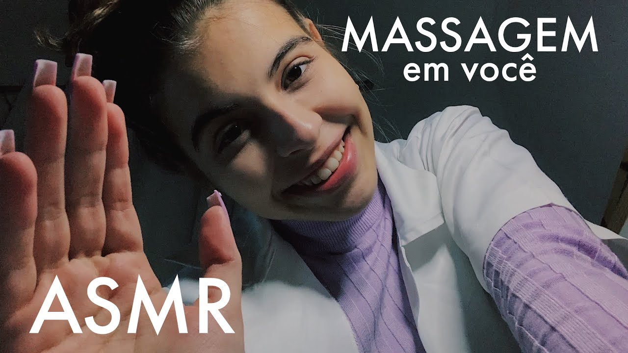 ASMR FAZENDO MASSAGEM EM VOCÊ EM PRIMEIRA PESSOA
