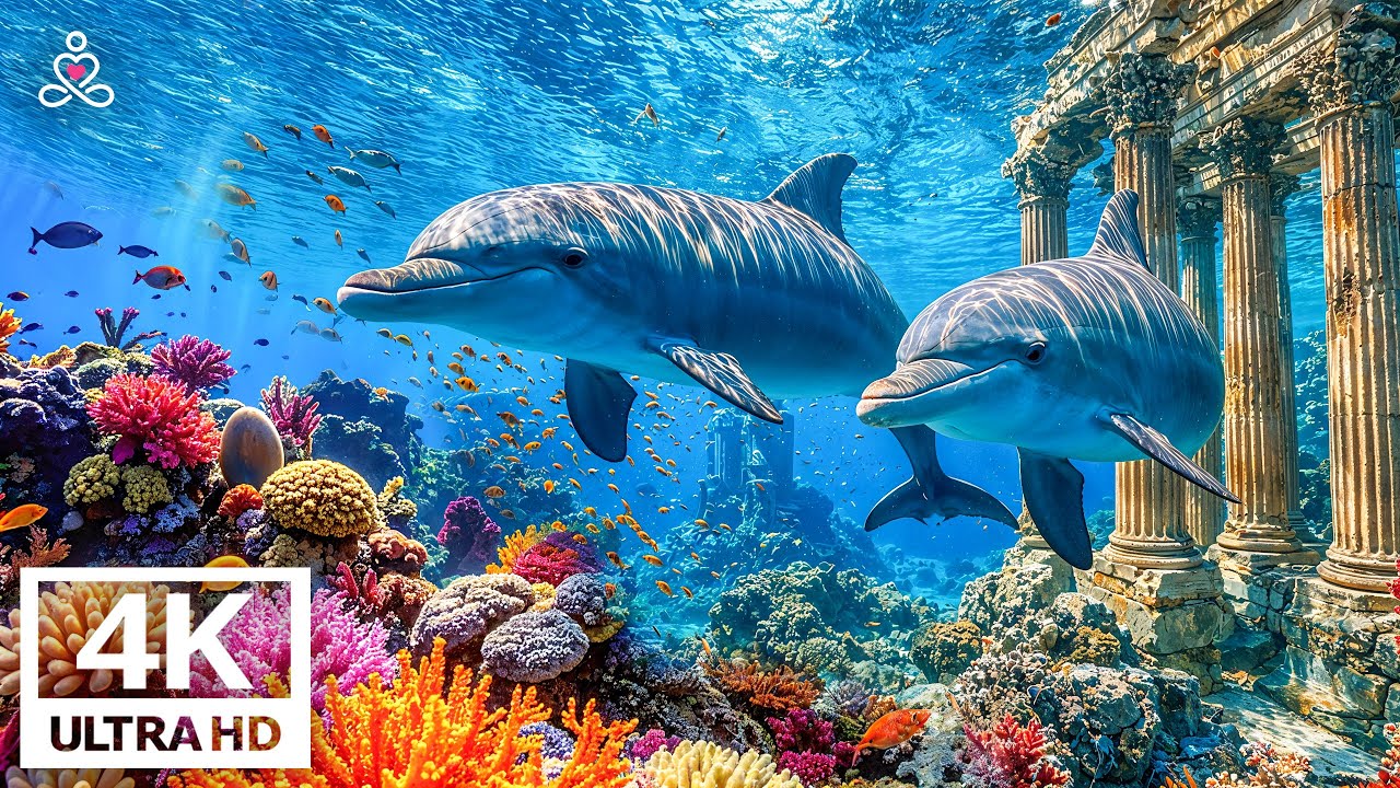 4K Underwater Wonders + Relaxing Music Coral Reefs & Colorful Sea Life in UHD #13