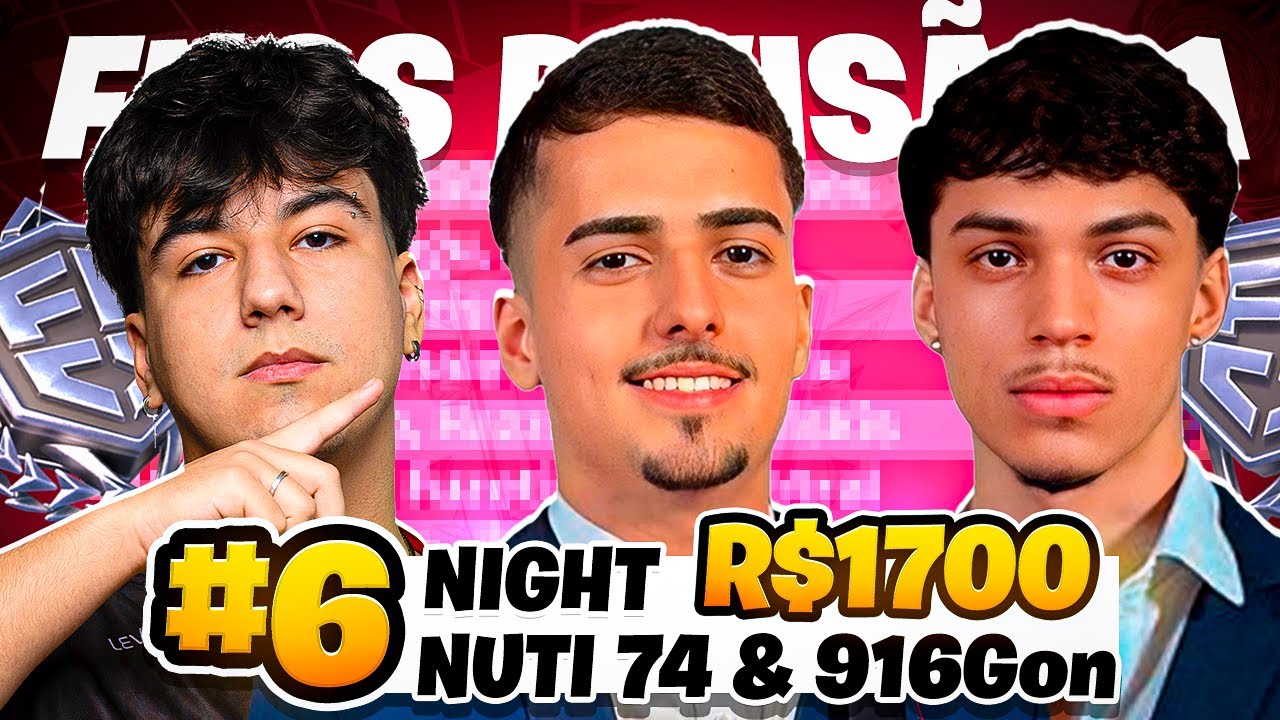 O TRIO mais FORTE do BRASIL... (Top 6 FNCS)
