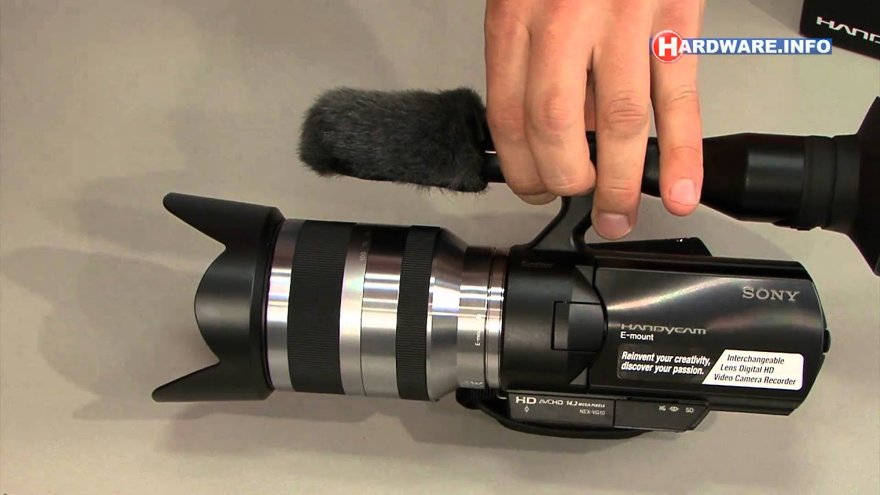 Sony NEX-VG10 unboxing and first look
