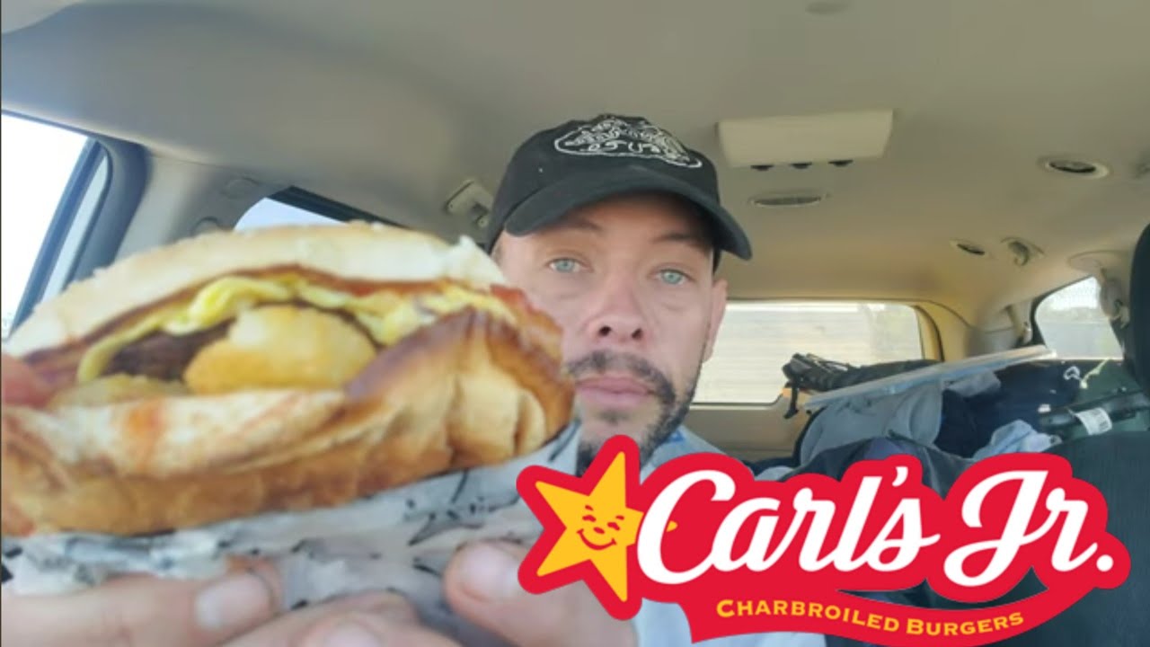 Carls Jr Breakfast Hamburger Review