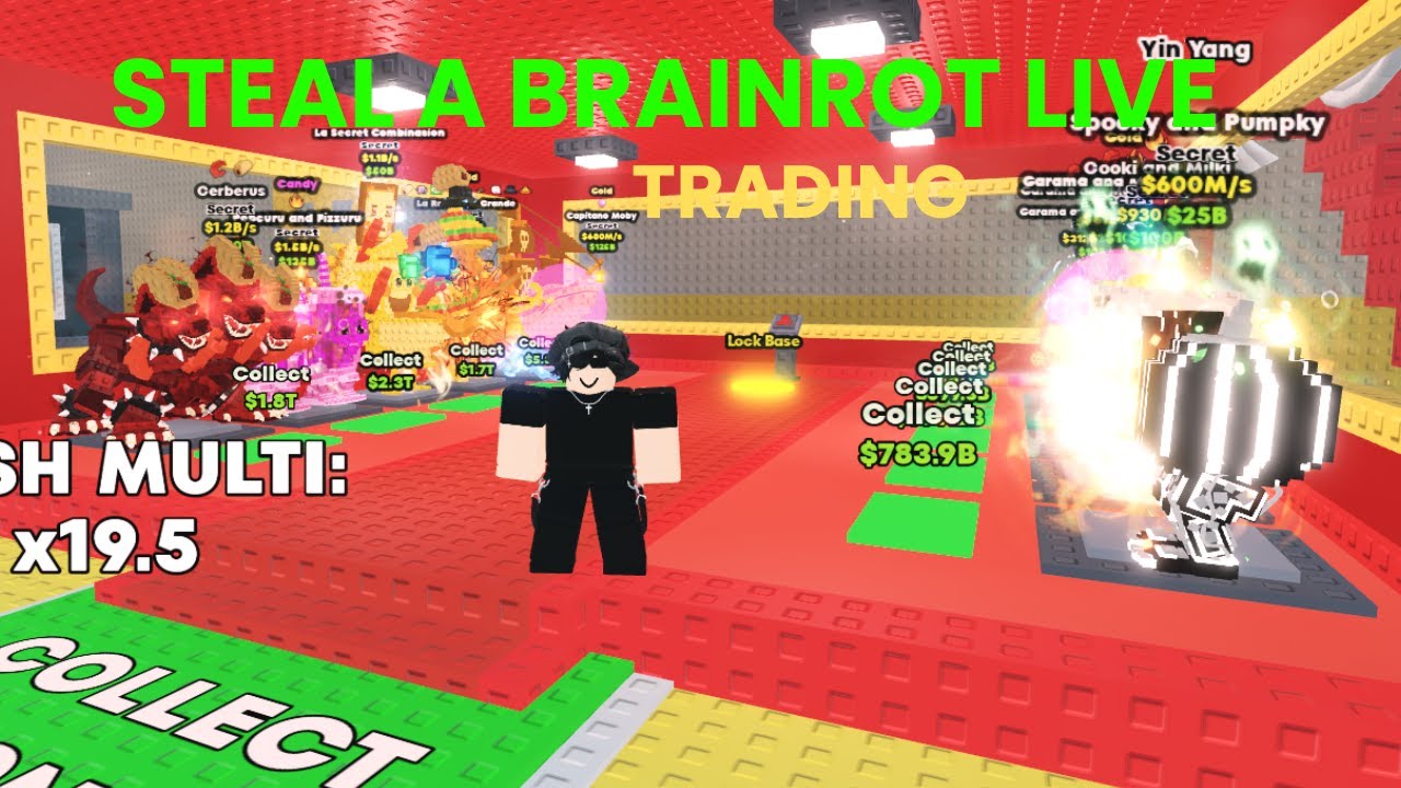 LIVE Trading with Viewers! Steal a Brainrot Roblox #shorts