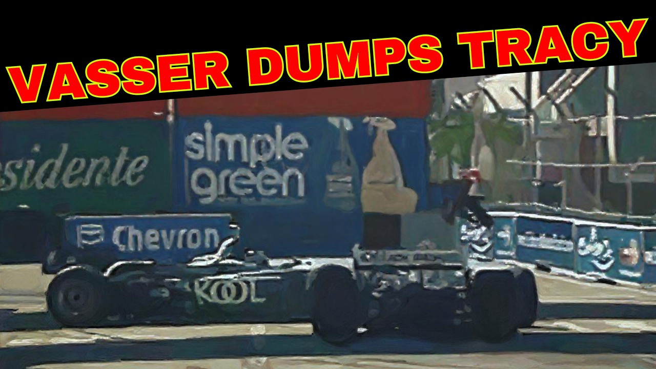 Vasser Brakes Deep, Dumps Tracy (2002 CART Miami Bayfront)