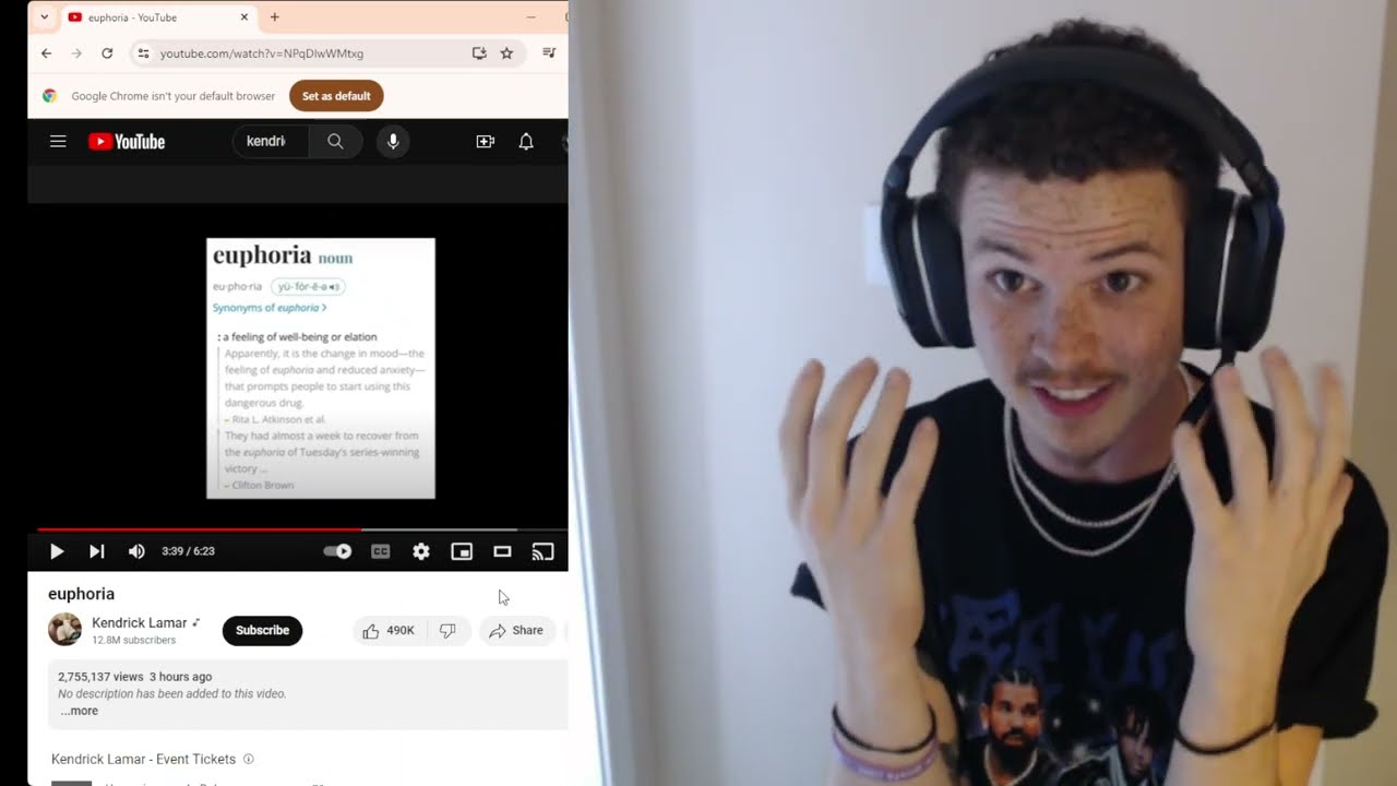 LIGHTSKIN DRAKE FAN REACTS TO KENDRICK LAMAR DISS!!! 