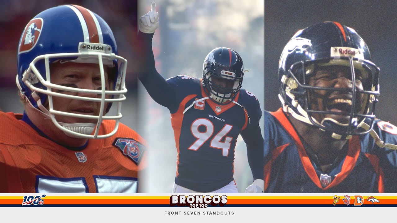 Broncos 100: DeMarcus Ware, Von Miller, Bill Romanowski, Alfred Williams, Karl Mecklenburg