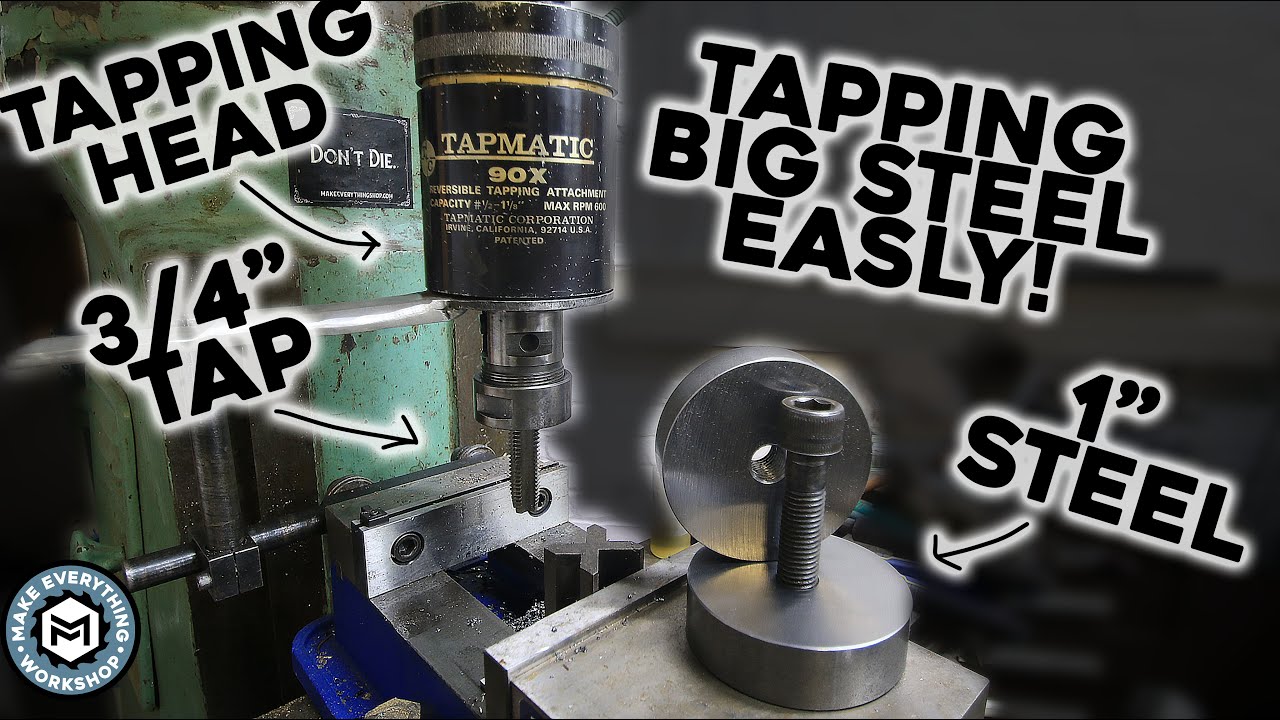 The Easiest Way to Tap Steel Parts - Tapmatic VS 1