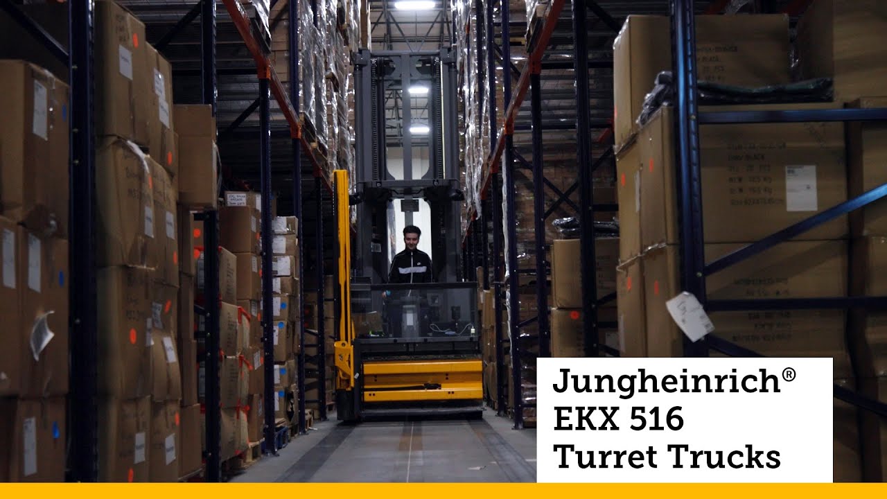 Jungheinrich&reg; EKX 516 Turret Truck - Semi-Automation with Warehouse Navigation