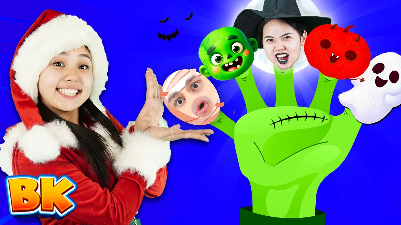 Finger Family Halloween | Funny Songs & More Nursery Rhymes | BisKids World