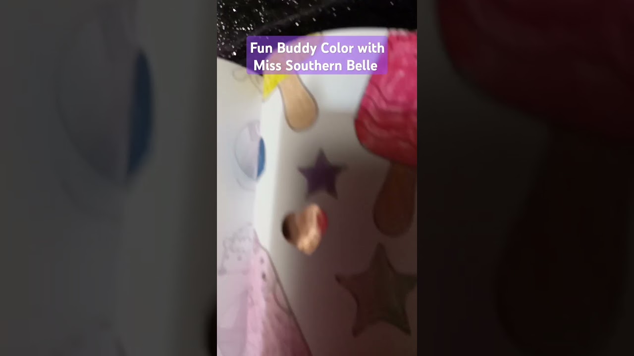 Fun Buddy Color with @MissBELLE003 #coloring #adultcoloringchannel
