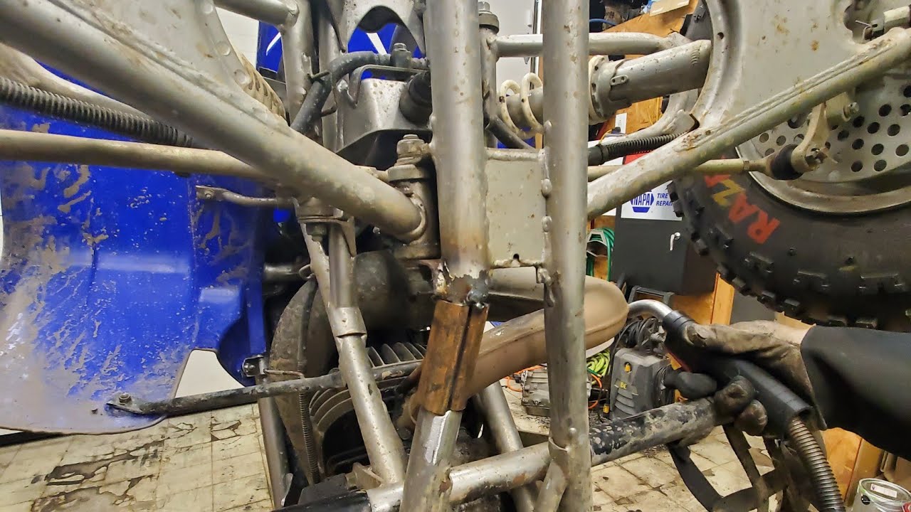 Fixing the Blaster's bent frame