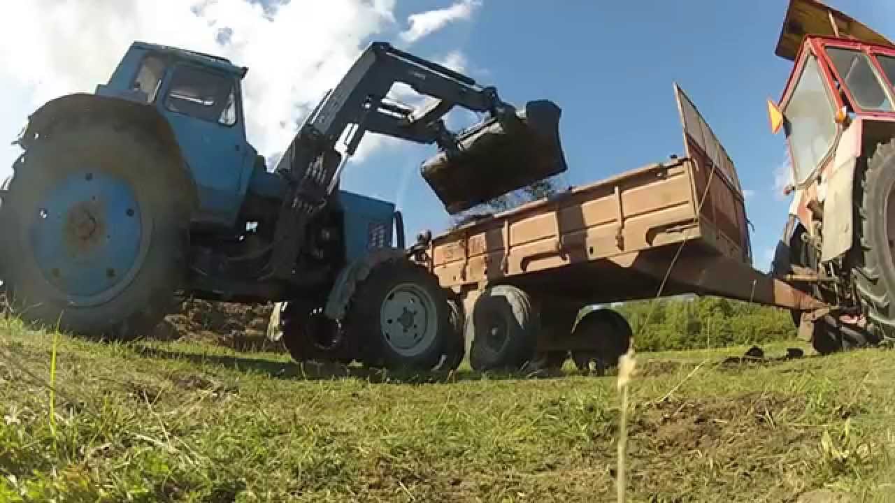 Story of a field - Manure transport (2x MTz 82, Quicke Q45, ROU 6)