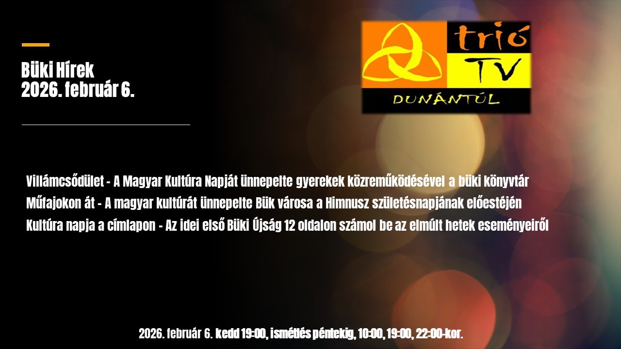 Büki Hírek 2026. február 3.
